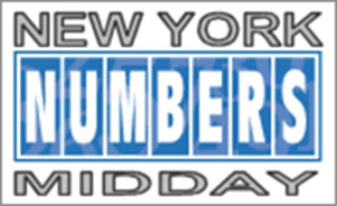 New York Numbers Midday Winning Numbers .